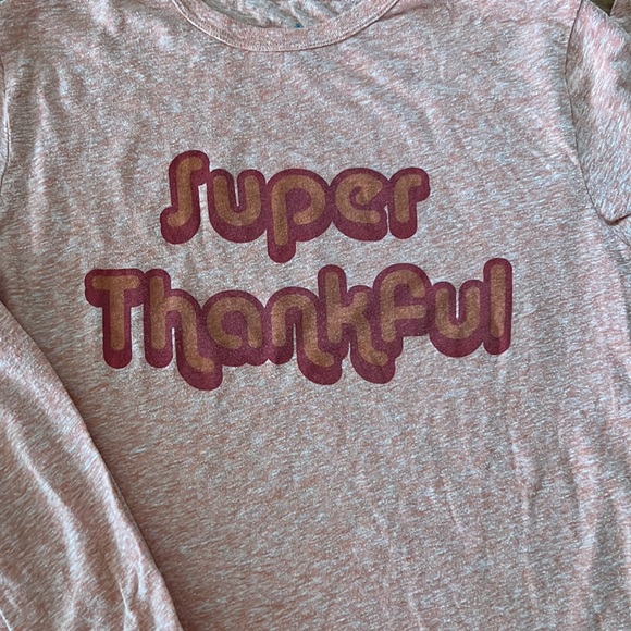 Boys Crewcuts long sleeve message tee. Size 12. Thanksgiving. - Picture 2 of 3